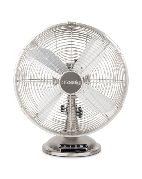 Ventilateur sur pied JOE48 chromé - 33.5x26x40 cm