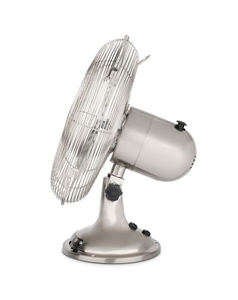 Ventilateur sur pied JOE48 chromé - 33.5x26x40 cm