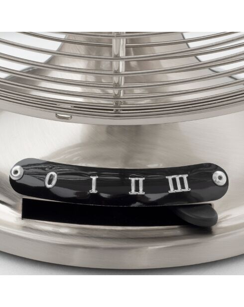 Ventilateur sur pied JOE48 chromé - 33.5x26x40 cm