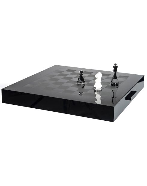 Echéquier Magnus noir/blanc - 40x41x5 cm