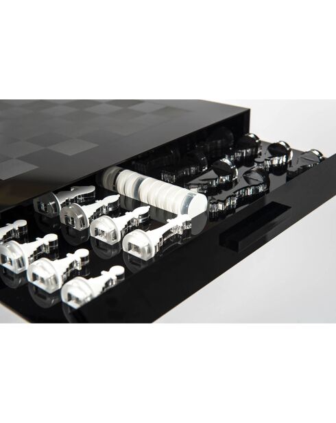 Echéquier Magnus noir/blanc - 40x41x5 cm