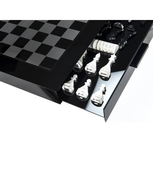Echéquier Magnus noir/blanc - 40x41x5 cm