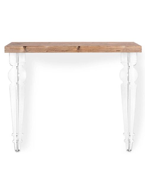 Console Maugenio transparente - 100x32x86 cm