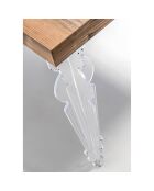 Console Maugenio transparente - 100x32x86 cm