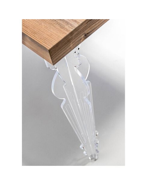 Console Maugenio transparente - 100x32x86 cm