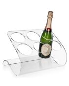 Porte-Bouteilles Tannica transparent - 33x27x24 cm