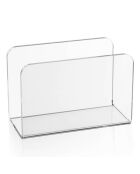 Porte-Serviettes de table Bon Ton transparent - 13x6.5x9 cm