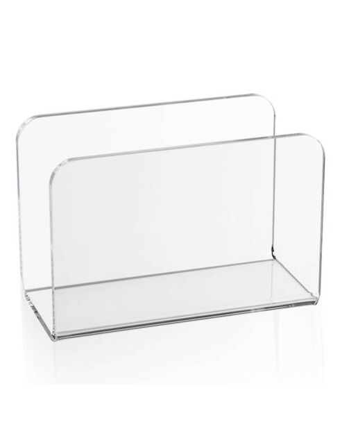 Porte-Serviettes de table Bon Ton transparent - 13x6.5x9 cm