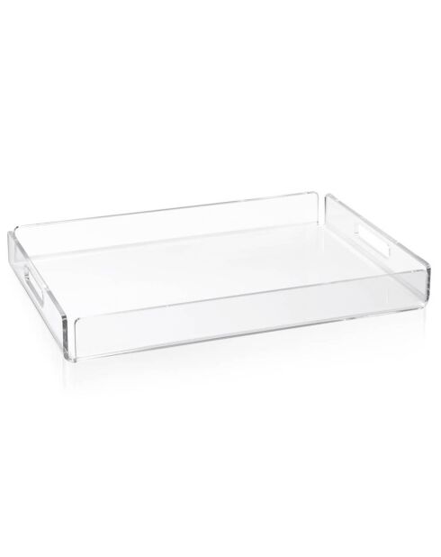 Vassoio trasparente Bon Ton - 33x23x4 cm