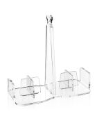 Bon Ton transparenter Becherhalter - 21,5x21,5x10 cm
