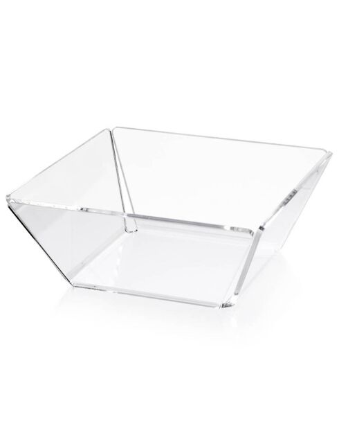 Panier Bon Ton transparent - 22x22x8.6 cm