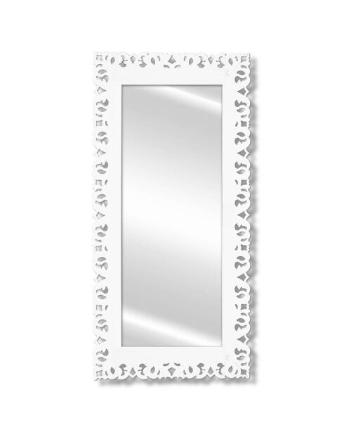 Miroir Narciso blanc - 85.5x3x185.5 cm
