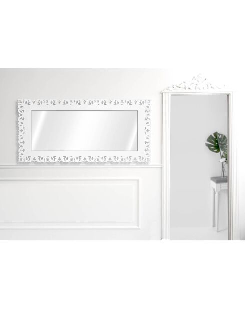 Miroir Narciso blanc - 85.5x3x185.5 cm