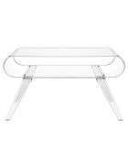 Table Basse Gatsby transparente - 89x39x49.5 cm