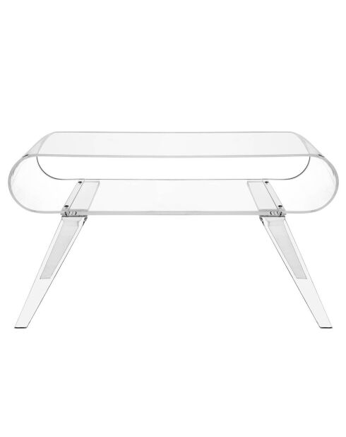 Table Basse Gatsby transparente - 89x39x49.5 cm