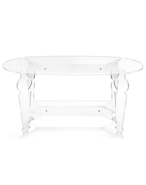 Table Basse Servio transparente - 99.5x48x50 cm