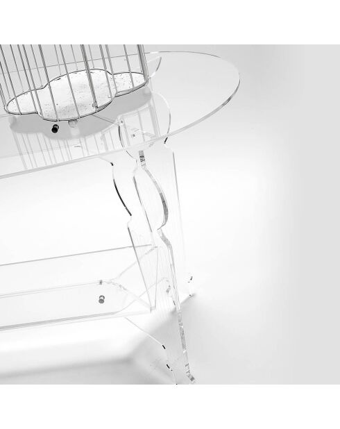 Table Basse Servio transparente - 99.5x48x50 cm