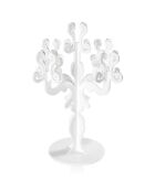 Chandelier Vittoriale transparent/blanc - 36x36x50 cm