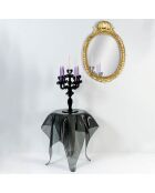 Chandelier Vittoriale transparent/noir - 25x25x33 cm