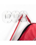 Porte-manteau Clips blanc - 28.5x3.5x12.7 cm