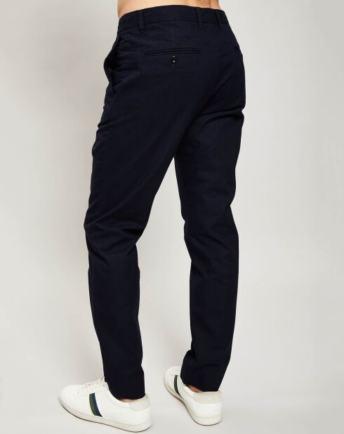Pantalon chino bleu dusk