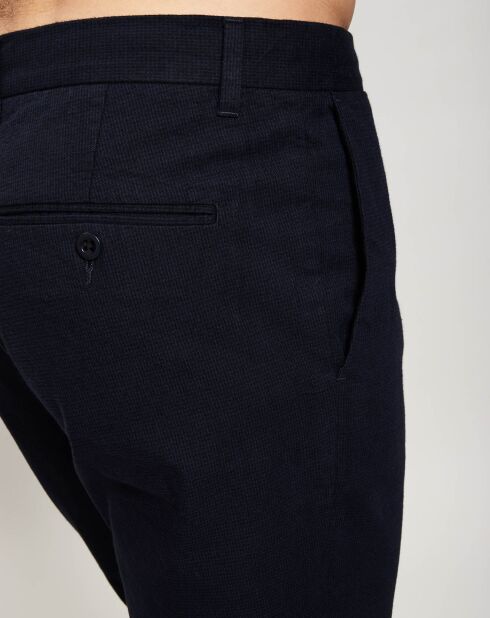 Pantalon chino bleu dusk