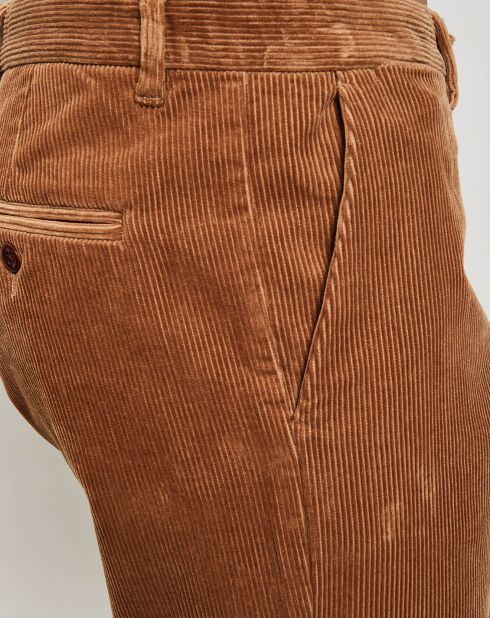 Pantalones de pana de nogal tostado