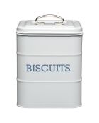 Caja de galletas gris - 14,5x14,5x19,5 cm