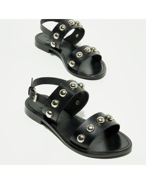 Sandales en Cuir Yaha noires
