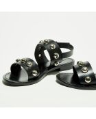Sandales en Cuir Yaha noires