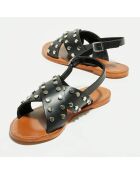 Sandales en Cuir Léa noires