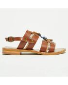 Sandales en Cuir Bea camel