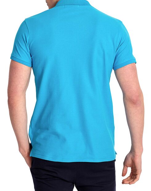 Polo Mini Rigby bleu turquoise