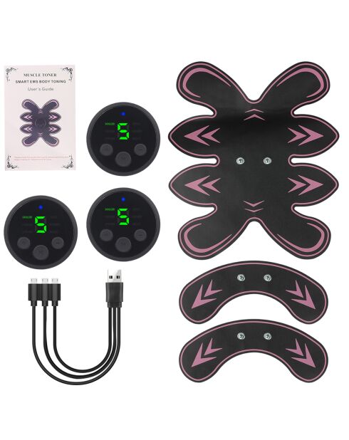 Set de 3 électrostimulateurs musculaires violets