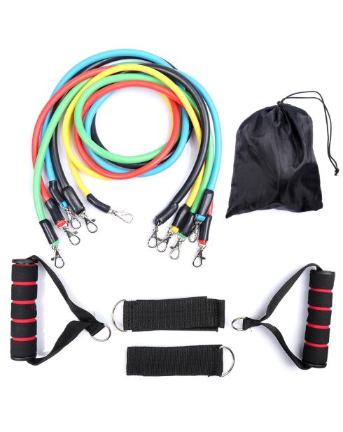 Set de 5 Bandes de musculation multicolore