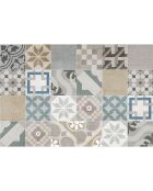 24 Stickers mosaïque Provenza 1 multicolores - 15x15 cm