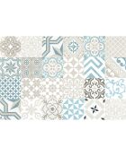 24 Stickers mosaïque Provenza 5 multicolores - 15x15 cm