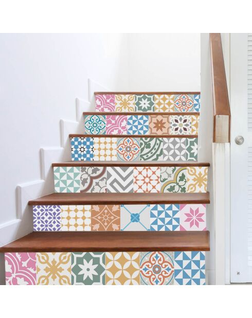 5 Bandes adhèsives Alegría multicolores - 16.6x100 cm