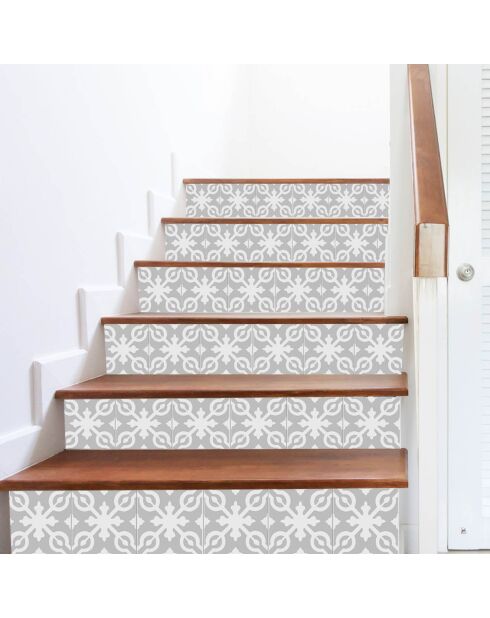 5 strisce adesive Grey Connect - 16,6x100 cm