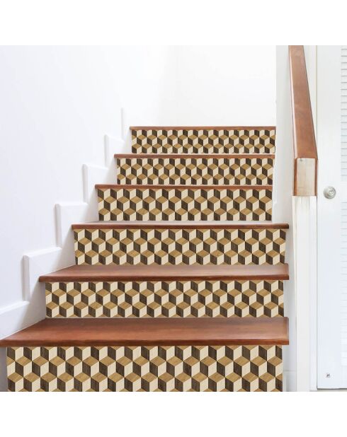 5 Bandes adhèsives Cubos maofras multicolores - 16.6x100 cm