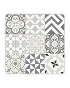 6 Dessous de verre carrés Mosaique Provenza 6 multicolores - 10x10 cm