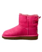 Boots fourrées Laine en Velours de Cuir Mini Bailey Bow fuchsia