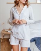 Short Sybille gris chine