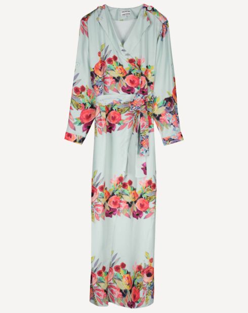 Robe Blondie bleu turquoise