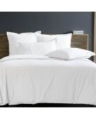 Housse de couette 100% Satin de Coton blanche