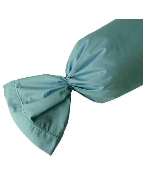 Cuscino imbottito in percalle di cotone Celadon 100%