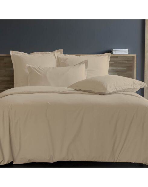 Housse de couette 100% Percale de Coton ficelle