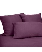 Housse de couette 100% Lin lavé Viti violette