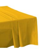 Drap plat 100% Percale de Coton safran