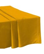 Drap plat 100% Satin de Coton safran